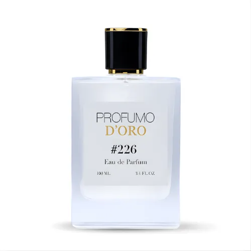 Profumo Doro #226 Eau de Parfum – 100 ml Flakon, moderner, transparenter Duft mit Rose und weißem Moschus